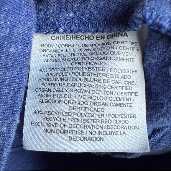 Nike blue zippered hoodie size L - Picture 3 of 7